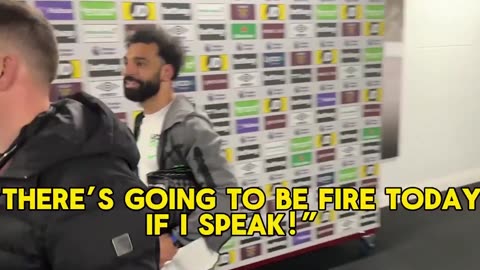 Mo Salah say's 'There will be fire' - Klopp Reaction to argument on touchline