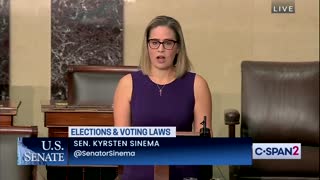 Sinema filibuster speech