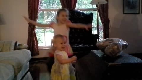 My girls dancing