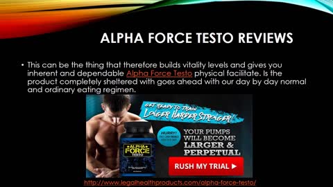 Read Alpha Force Testo Reviews, Side Effects and Result
