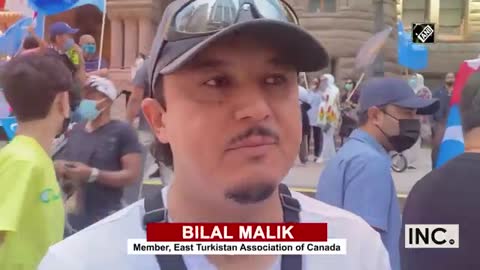 Uyghur Muslims launch two-week long walking protest against China from Toronto