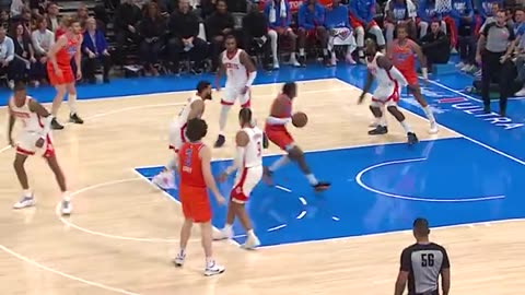 NBA | Josh Giddey PERFECT Alley-Oop to Jalen Williams! Thunder Extend Lead