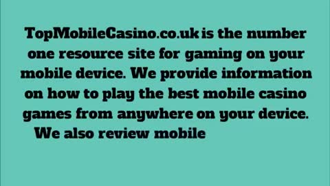 top mobile casino