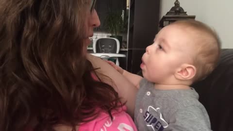 Baby Gets Emotional When Mom Sings Opera so Adorable!