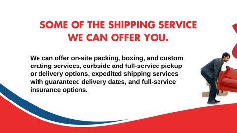 Dependable Furniture Shipping Service