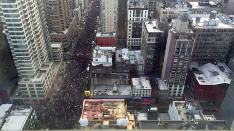 Millions March NYC (Time Lapse)