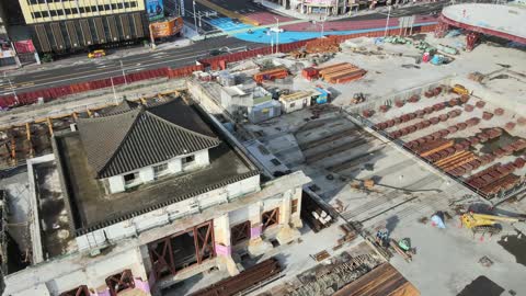 Kaohsiung Station 高雄車站 under construction [episode 09] 🇹🇼 (2021-07) {aerial}