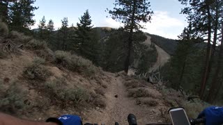 eMTB down Table Mountain East Wrightwood Ca