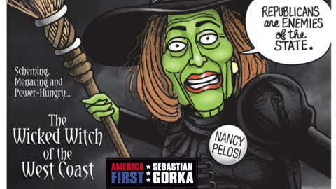 The Wicked Witch of the West Coast. Dave Rubin on AMERICA First with Sebastian Gorka