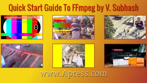 'Quick Start Guide To #FFmpeg' book by V. Subhash