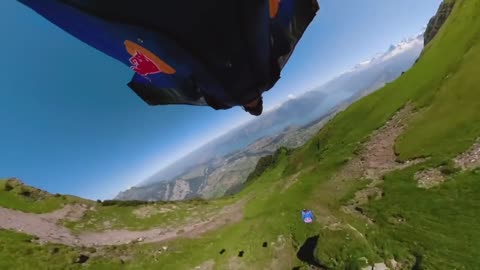 #Wingsuit flying# #Extreme sport#