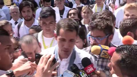 Guaidó dice que Venezuela padece una emergencia humanitaria