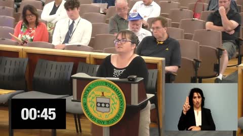 2022.08.03.Bucks County Commissioners Meeting - Christine Heitman Speaks Again