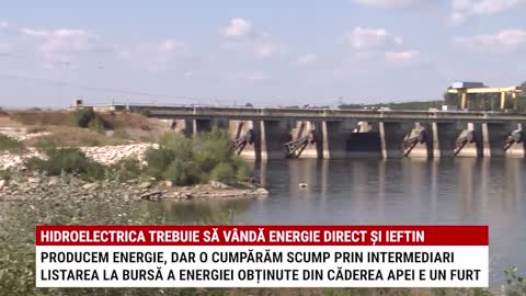 Românii cumpără scump energia pe care Hidroelectrica o produce aproape gratuit din căderea apei