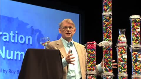 Immigration - world poverty and gumballs example