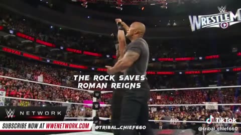 The Rock Saves Roman Reigns