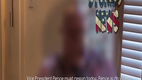 Vice President Pence must resign today.-COMPROMISED!