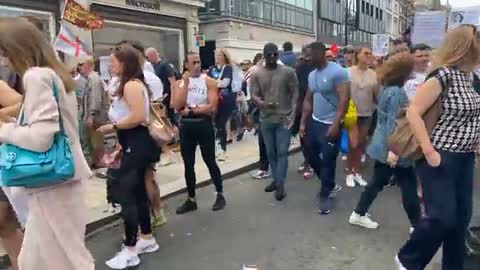 CBR UK pro-life demonstration on Oxford Street, London