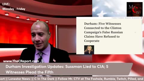 Durham Investigation: Michael Sussman Lied to FBI AND CIA