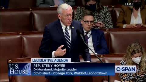 US House Majority Leader Steny Hoyer says "in a time of war” it is "unfortunate" to criticize Biden