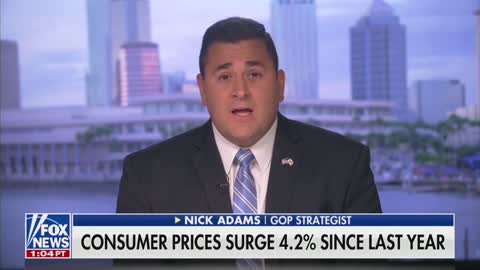 Nick Adams BLASTS The Biden Administration's Rapid Inflation on Fox News
