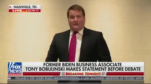 Hunter Biden's Former Business Partner Drops BOMBSHELL Right Before Debate