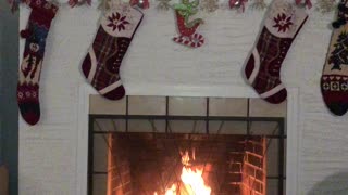 Winter Fireplace