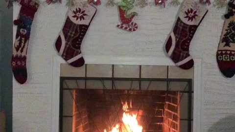Winter Fireplace