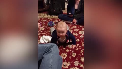 Baby and Cat Fun and Fails - Funny Baby Video and cute baby