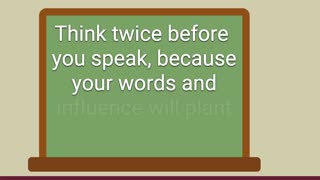 Success Quotes | Think Twice Before You Speak