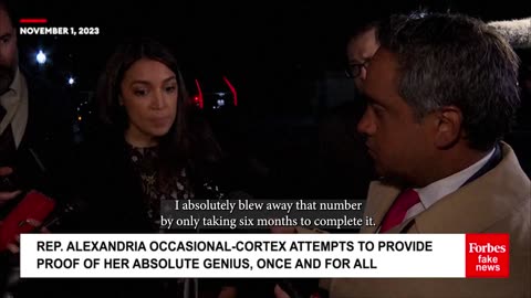 AOC Proves She is a Genius (Satire)