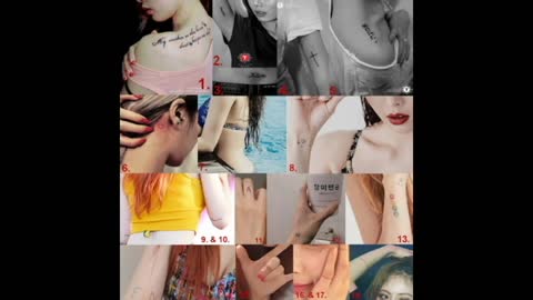 The Number Of Hyuna's Tattoos Will Shock You!