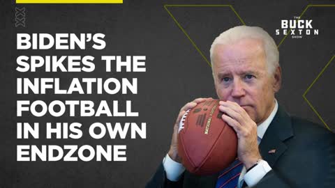 Biden’s Spikes the Inflation Football in His Own Endzone