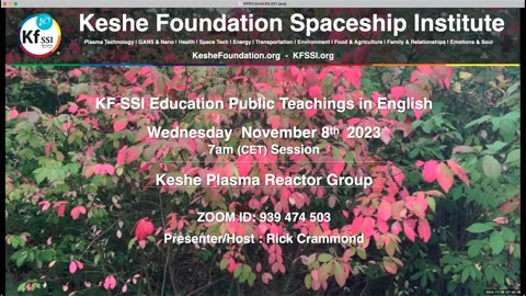 Keshe Plasma Reactor Group 2023-11-08-T1