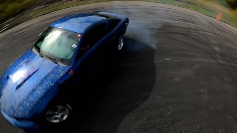 Donald Royer Ford Mustang Drifting #418DriftDays @ Circuit Riverside Speedway, Ste-Croix