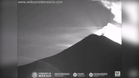 Moment Huge Burning Meteorite Fills Mexican Night Sky