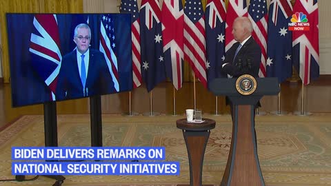 Biden Delivers Remarks About A National Security Initiative