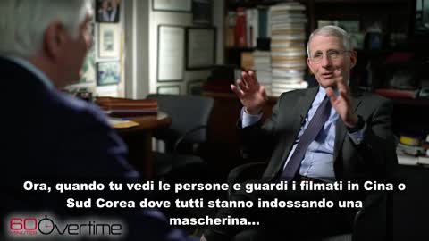 FAUCI 8 MARZO 2020: LE MASCHERINE NON OFFRONO LA PROTEZIONE PERFETTA CHE LE PERSONE PENSANO