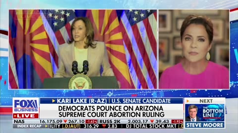 WATCH: @KariLake FULL @FoxBusiness Interview On The Issue of Abortion