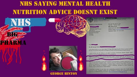 NHS saying mental health nutrition advice doesnt exist -ON RECORD-
