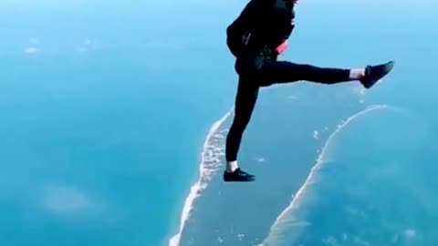 Super Dance Moves while skydiving #shorts #status #reels #skydiving #highlights #whatsappstatus