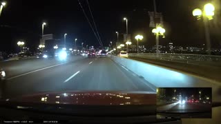 Taxi Drives in Protected Bike Lane