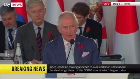 Prince Charles at COP26 Conference 10/31/2021