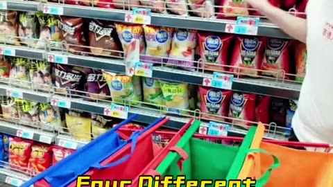 Supermarket shopping cart shopping bags—easy packaging to meet your shopping experience！