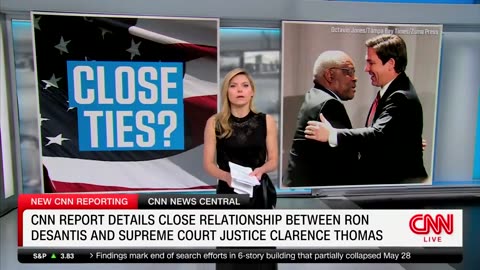 CNN runs segment on DeSantis and Justice Clarence Thomas