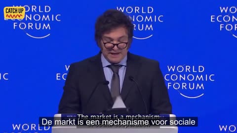 Javier Melei sloopt WEF socialisten in Davos - Nederlands Ondertiteld (Dutch Subtitles)
