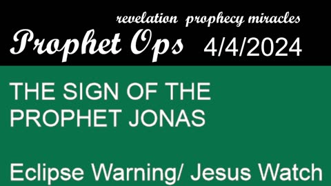 The Sign of the Prophet Jonas