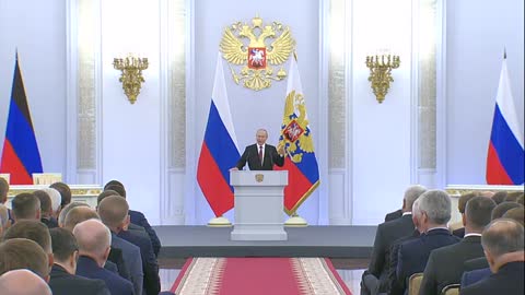 Projev Prezidenta Vladimíra Putina 30.9.2022 k připojení nových území k Ruské federaci