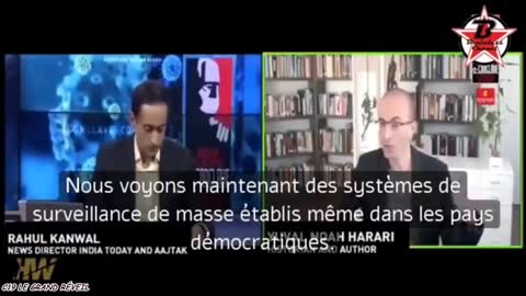 LE BOUFFON DE SERVICE HARARI LE "YOUNG HITLER" LA FARCE COVID EST UNE STRATÉGIE DU CHOC POUR GOY !!