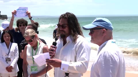 Aquaman's Jason Momoa takes on role as UN ocean advocate